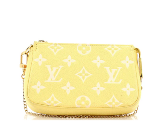 Louis Vuitton Pochette Accessoires Spring in the City Monogram Empreinte Leather Mini
