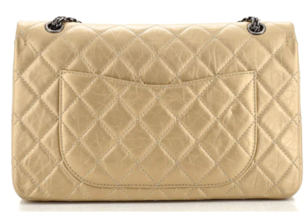Chanel Reissue 2.55 Flap Bag Quilted Metallic Aged Calfskin 227