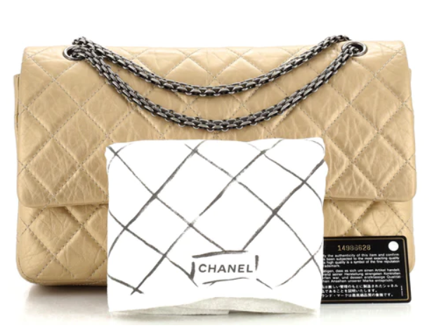Chanel Reissue 2.55 Flap Bag Quilted Metallic Aged Calfskin 227