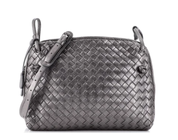 Bottega Veneta Nodini Crossbody Bag Intrecciato Nappa Small