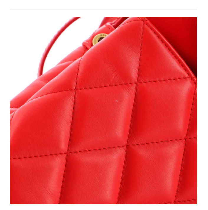 Balenciaga Touch B. Shoulder Bag Quilted Leather Medium