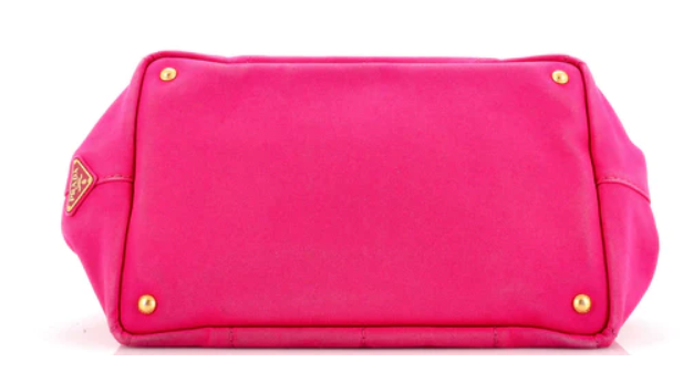 Prada Canapa Convertible Tote Canvas Medium