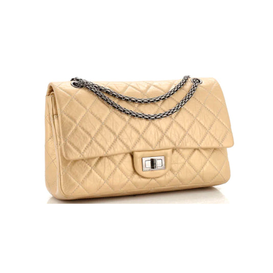 Chanel Reissue 2.55 Flap Bag Quilted Metallic Aged Calfskin 227