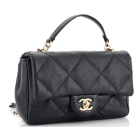 Chanel Easy Carry NM Flap Bag Quilted Lambskin Small
